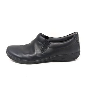 Dansko Womens 10.5 11 Ellie Black Leather Slip On Comfort Shoes Orthopedic 41
